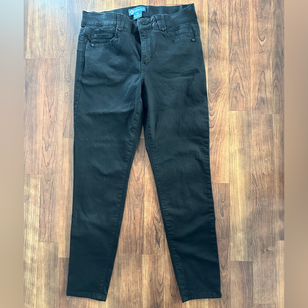 Democracy “Ab” solution jeans - black - women’s size 8 petite